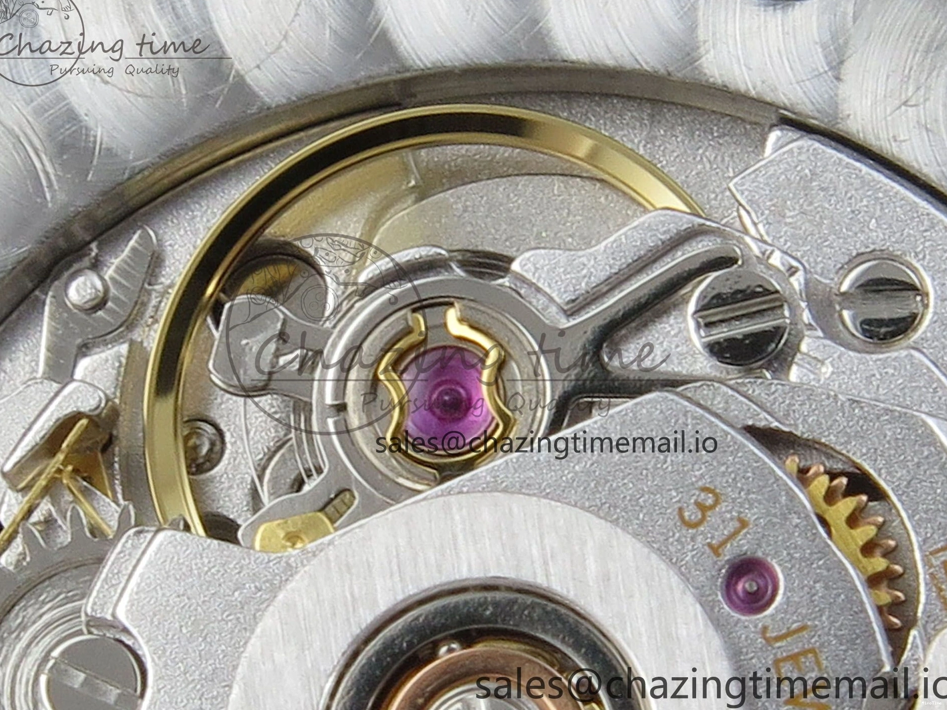 MiroTime 0511 DateJust 31 278383RBR THBF 1:1 Best Edition 904L Steel White Roman Dial Diamonds Bezel on SS YG Oyster Bracelet HZ Cal. Minimalist 44